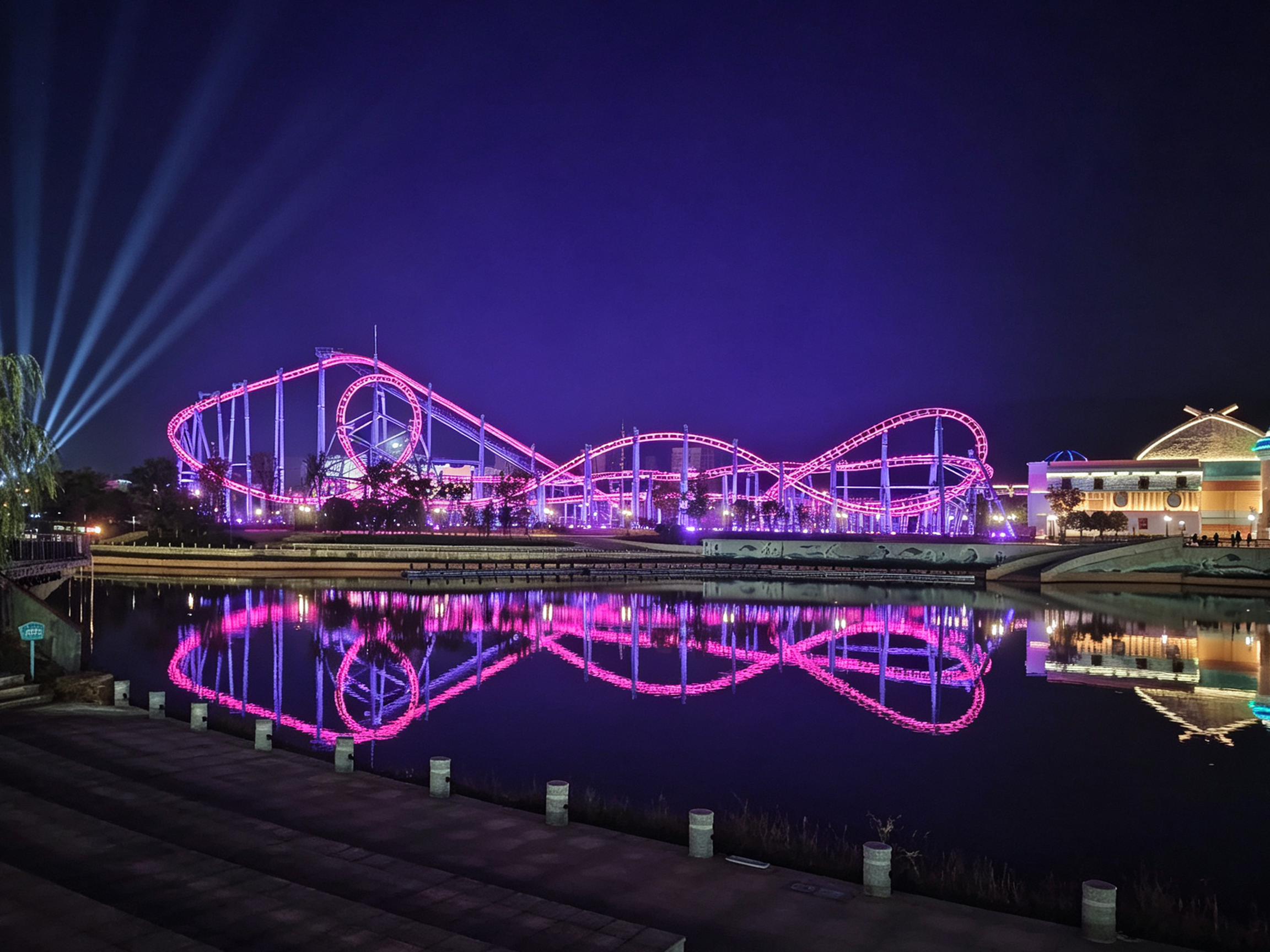 Latest company case about Changsha Xiangjiang Happy Ocean Lighting Project