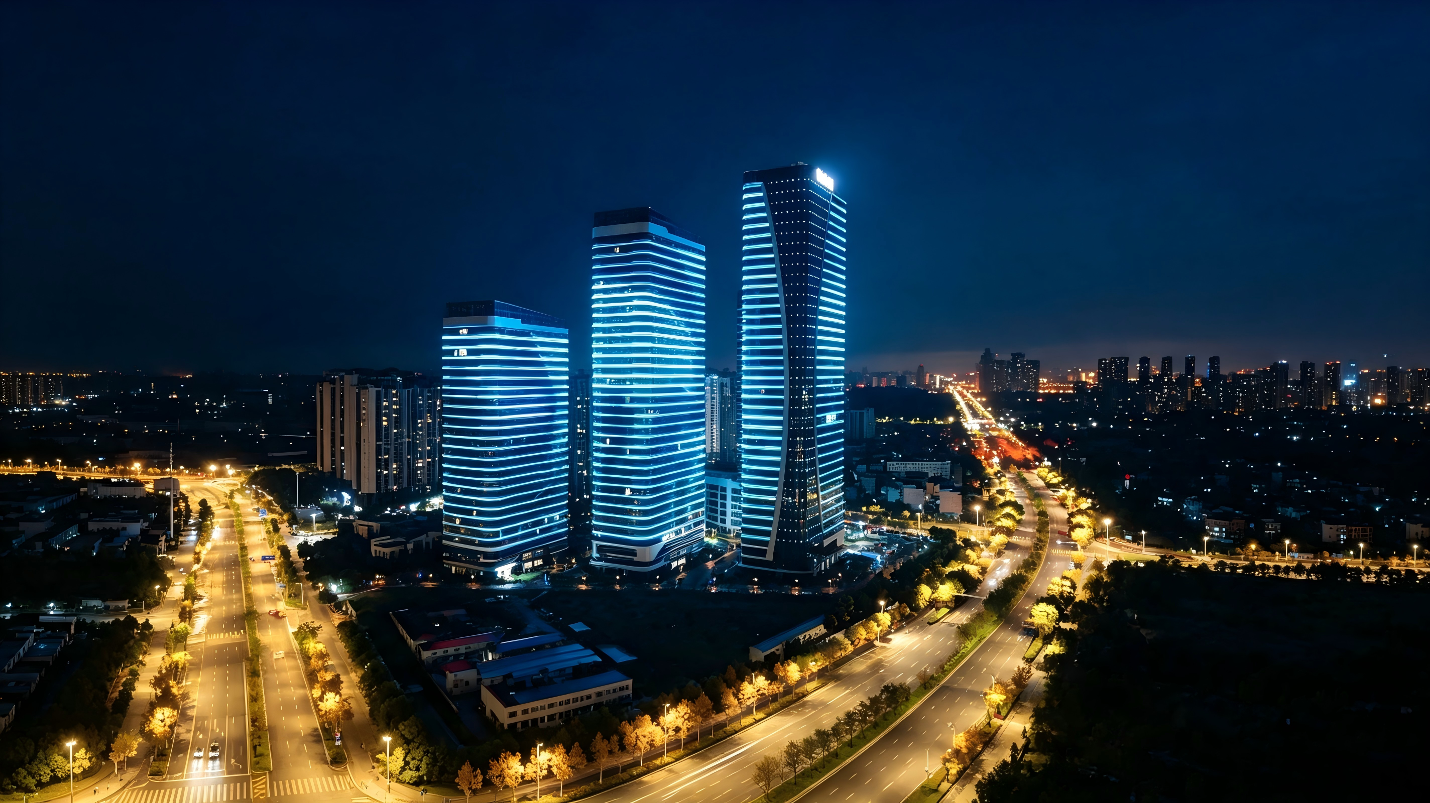 Latest company case about Guangxi Nanning Guimin Investment Headquarters Base Lighting Project