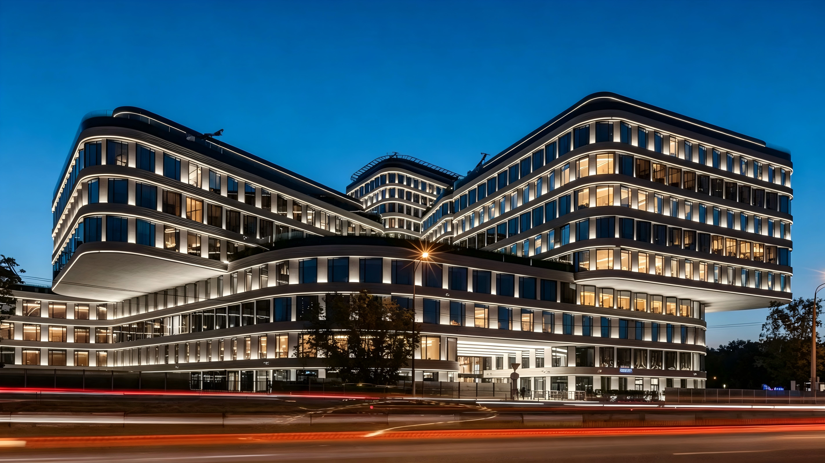 Latest company case about Новатэк (Russia) Commercial Complex Lighting Project